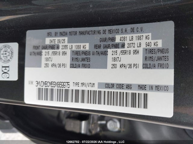 3MVDMBCM6SM869975 Mazda CX-30