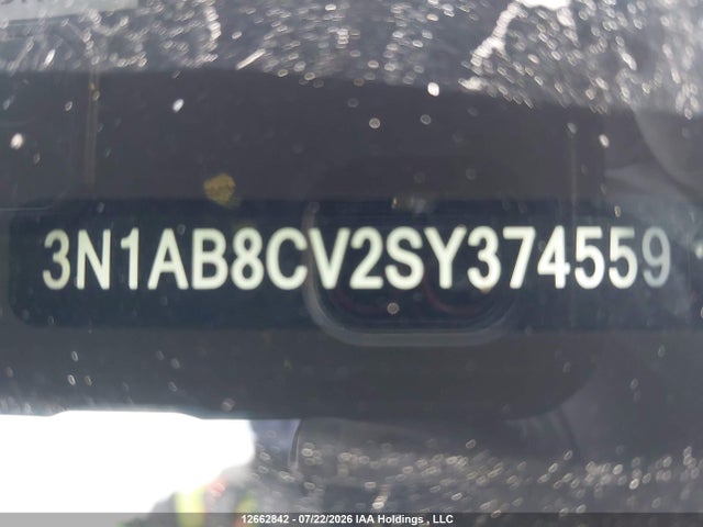 Продажа на аукционе авто 2025 Nissan Sentra Sv, vin: 3N1AB8CV2SY374559, номер лота: 12662842