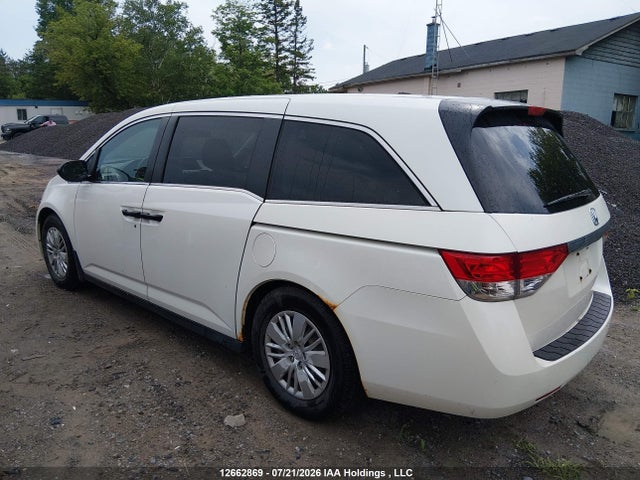 2014 Honda Odyssey Lx მანქანა იყიდება აუქციონზე, vin: 5FNRL5H26EB506023, აუქციონის ნომერი: 12662869
