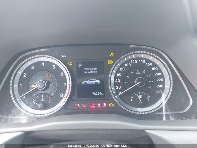 2022 Hyundai Sonata Sel Plus მანქანა იყიდება აუქციონზე, vin: KMHL44J22NA222657, აუქციონის ნომერი: 12662875