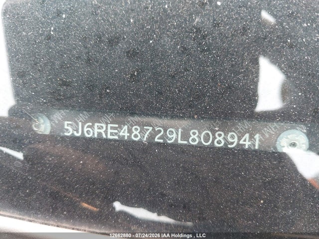 Продаж на аукціоні авто 2009 Honda Cr-v Exl, vin: 5J6RE48729L808941, номер лоту: 12662880