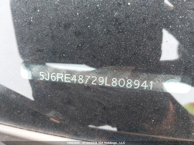 Продаж на аукціоні авто 2009 Honda Cr-v Exl, vin: 5J6RE48729L808941, номер лоту: 12662880