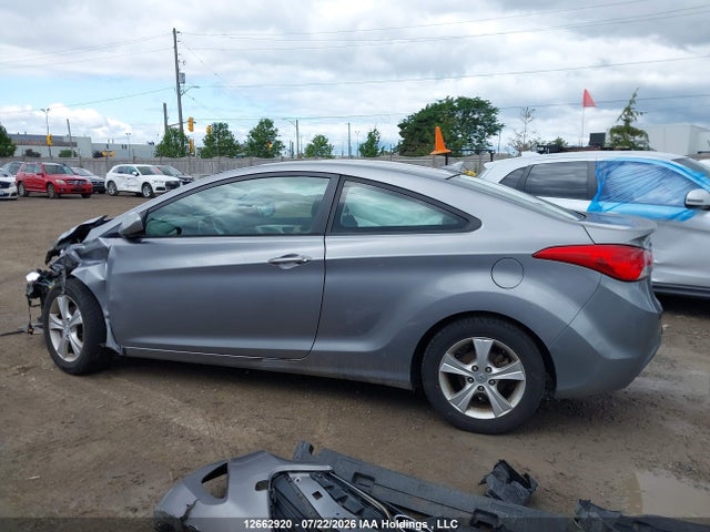 12662920 :رقم المزاد ، KMHDH6AE8DU011734 vin ، 2013 Hyundai Elantra Coupe Gs/se مزاد بيع