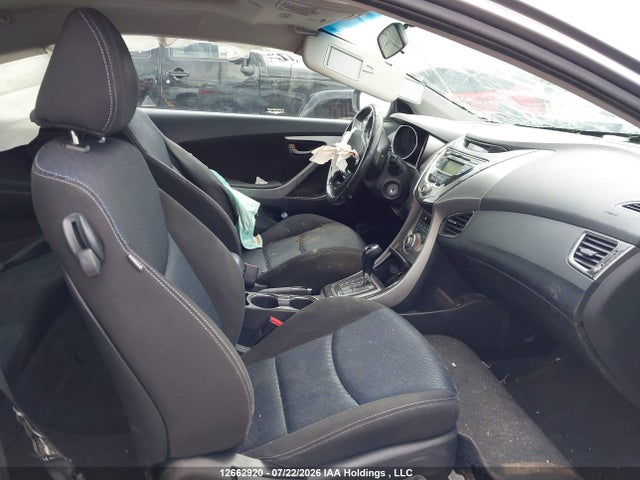 12662920 :رقم المزاد ، KMHDH6AE8DU011734 vin ، 2013 Hyundai Elantra Coupe Gs/se مزاد بيع