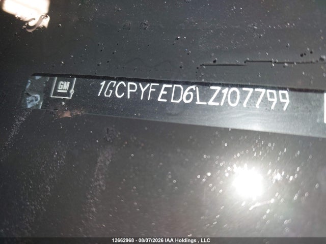 1GCPYFED6LZ107799 Chevrolet Silverado K1500 Lt Trail Boss