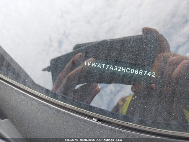 1VWAT7A32HC068742 Volkswagen Passat 1.8 Tsi Trendline+