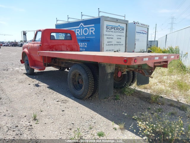 12663000 :رقم المزاد ، CS5371134068 vin ، 1967 Chevrolet C30 مزاد بيع