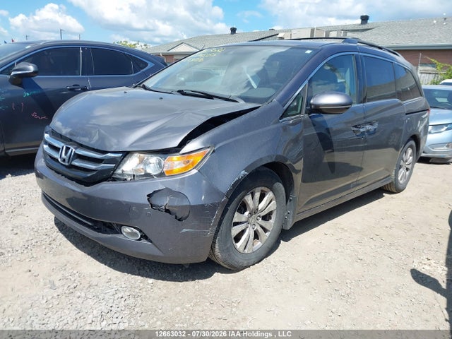 12663032 :رقم المزاد ، 5FNRL5H93GB509770 vin ، 2016 Honda Odyssey Touring مزاد بيع