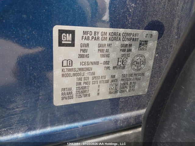 Chevrolet Trailblazer Lt 2021 KL79MRSL2MB039624 Image 19