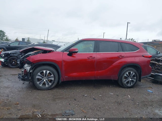 12663109 :رقم المزاد ، 5TDKBRCH5PS581432 vin ، 2023 Toyota Highlander Hybrid Hybrid مزاد بيع
