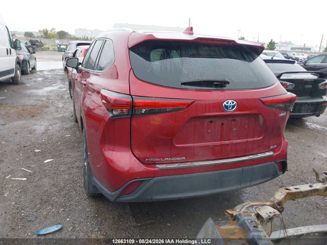 12663109 :رقم المزاد ، 5TDKBRCH5PS581432 vin ، 2023 Toyota Highlander Hybrid Hybrid مزاد بيع