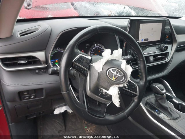 12663109 :رقم المزاد ، 5TDKBRCH5PS581432 vin ، 2023 Toyota Highlander Hybrid Hybrid مزاد بيع
