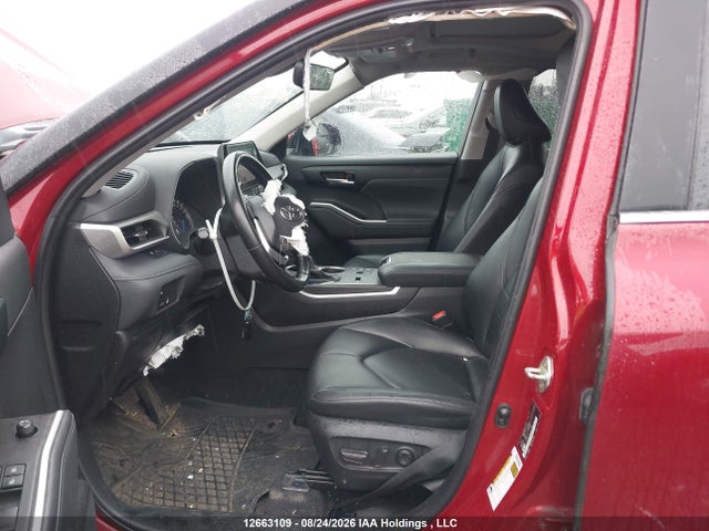 12663109 :رقم المزاد ، 5TDKBRCH5PS581432 vin ، 2023 Toyota Highlander Hybrid Hybrid مزاد بيع