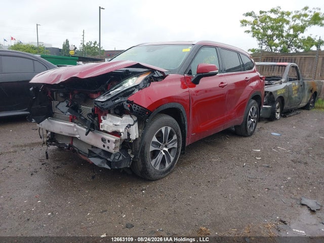 12663109 :رقم المزاد ، 5TDKBRCH5PS581432 vin ، 2023 Toyota Highlander Hybrid Hybrid مزاد بيع