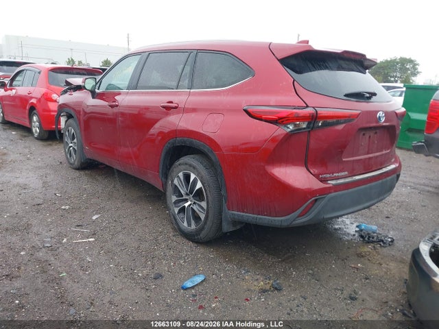 12663109 :رقم المزاد ، 5TDKBRCH5PS581432 vin ، 2023 Toyota Highlander Hybrid Hybrid مزاد بيع