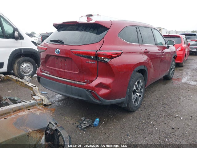 12663109 :رقم المزاد ، 5TDKBRCH5PS581432 vin ، 2023 Toyota Highlander Hybrid Hybrid مزاد بيع