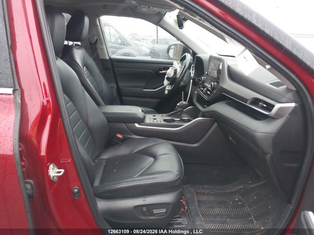 12663109 :رقم المزاد ، 5TDKBRCH5PS581432 vin ، 2023 Toyota Highlander Hybrid Hybrid مزاد بيع