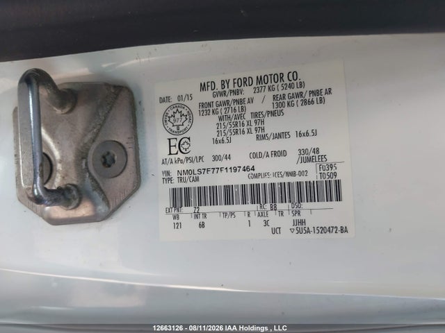 Ford Transit Connect Xl 2015 NM0LS7E77F1197464 Image 9