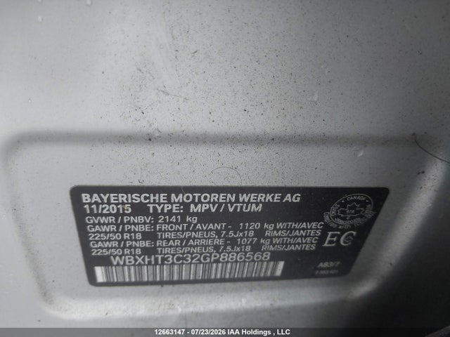 BMW X1 Xdrive28i 2016 WBXHT3C32GP886568 Image 9