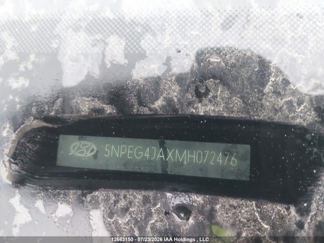Продажа на аукционе авто 2021 Hyundai Sonata Preferred, vin: 5NPEG4JAXMH072476, номер лота: 12663150