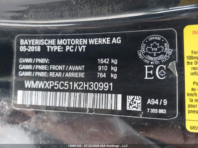 Mini 3 Door Cooper 2019 WMWXP5C51K2H30991 Image 18