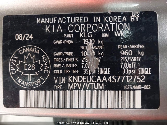 KIA SELTOS S 2025 KNDEUCAA4S7712752 Image 9