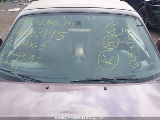 12663195 :رقم المزاد ، JM1NB3537Y0144502 vin ، 2000 Mazda Mx-5 Miata مزاد بيع