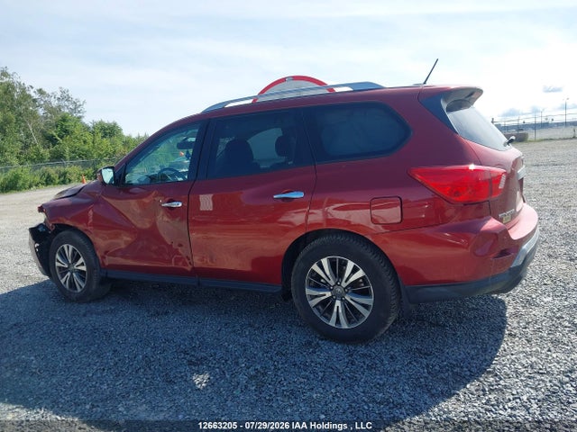 12663205 :رقم المزاد ، 5N1DR2MM5HC640209 vin ، 2017 Nissan Pathfinder S/sv/sl/platinum مزاد بيع