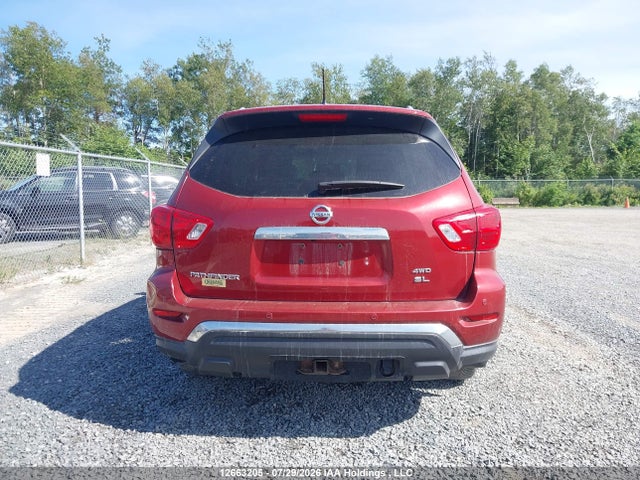 12663205 :رقم المزاد ، 5N1DR2MM5HC640209 vin ، 2017 Nissan Pathfinder S/sv/sl/platinum مزاد بيع