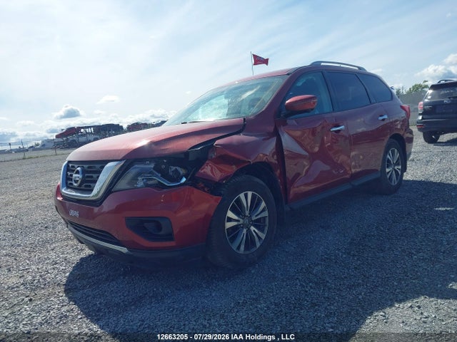 12663205 :رقم المزاد ، 5N1DR2MM5HC640209 vin ، 2017 Nissan Pathfinder S/sv/sl/platinum مزاد بيع