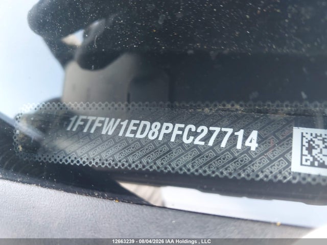 12663239 :رقم المزاد ، 1FTFW1ED8PFC27714 vin ، 2023 Ford F150 Supercrew مزاد بيع