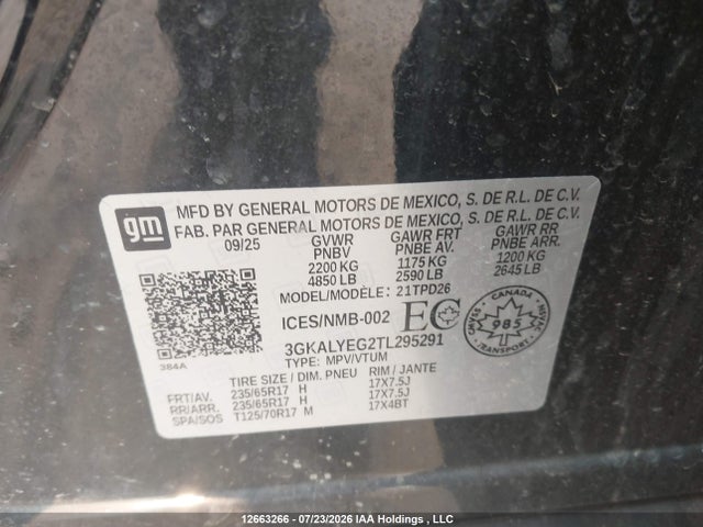 GMC Terrain At4 2026 3GKALYEG2TL295291 Image 9