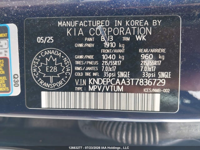 KIA Seltos Lx 2026 KNDEPCAA3T7836729 Image 9