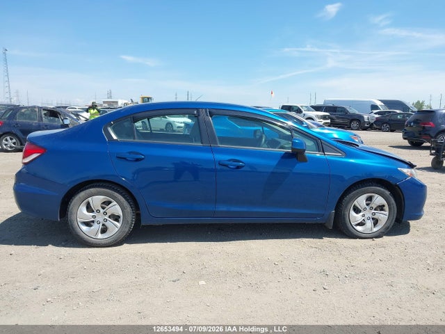 Auction sale of the 2013 Honda Civic Lx, vin: 2HGFB2F40DH024442, lot number: 12653494