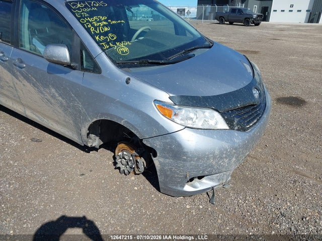 Продажа на аукционе авто 2012 Toyota Sienna Le 7 Passenger, vin: 5TDJK3DCXCS040530, номер лота: 12647215