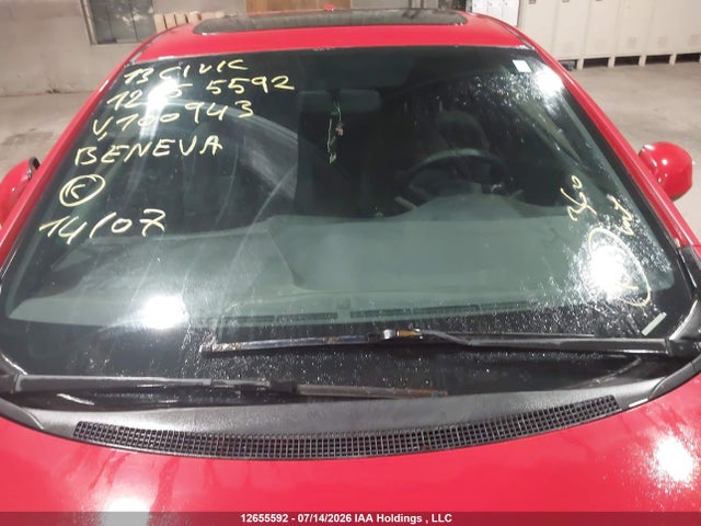 12655592 :رقم المزاد ، 2HGFG4A51DH100943 vin ، 2013 Honda Civic Si Si مزاد بيع