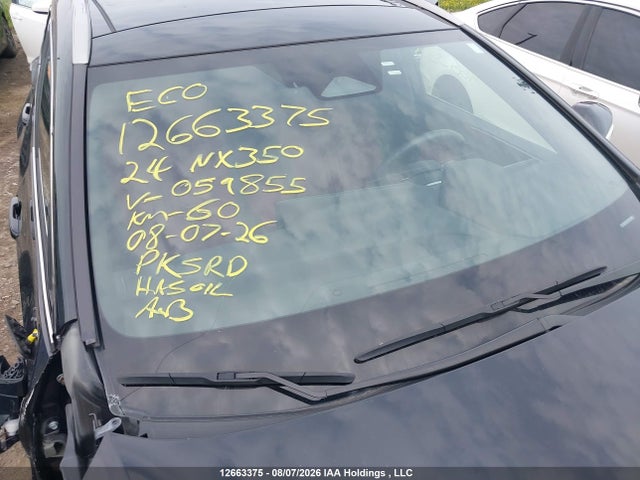 Продажа на аукционе авто 2024 Lexus Nx 350, vin: 2T2GGCEZ7RC059855, номер лота: 12663375
