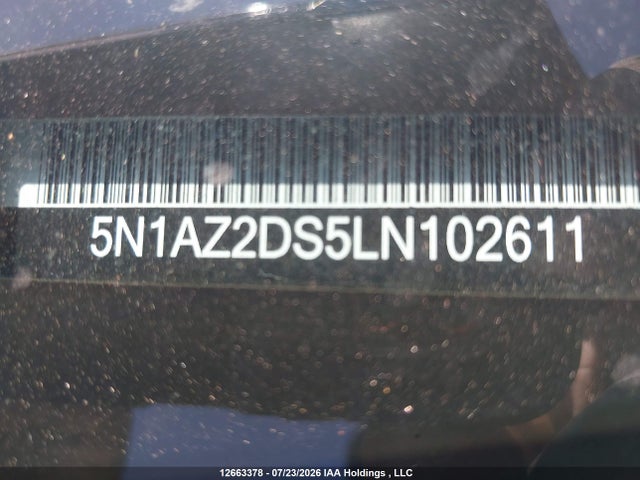 5N1AZ2DS5LN102611 Nissan Murano Platinum