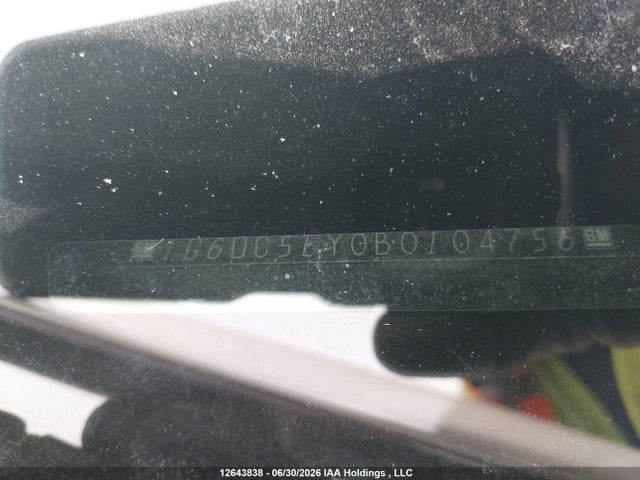 Aukcja sprzedaży 2011 Cadillac Cts, vin: 1G6DC5EY0B0104756, numer aukcji: 12643838