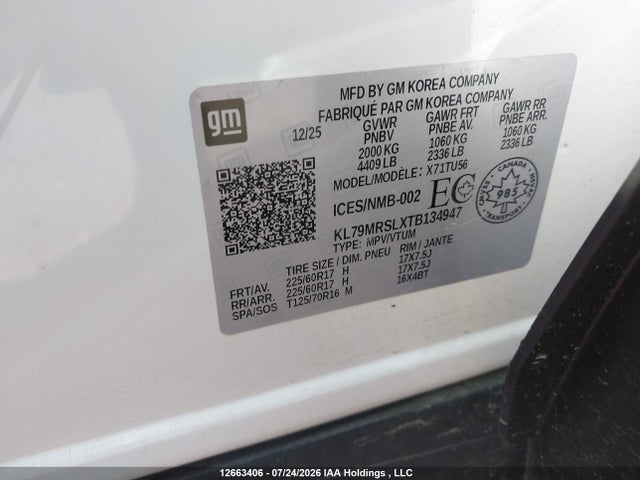 Chevrolet Trailblazer Lt 2026 KL79MRSLXTB134947 Image 20
