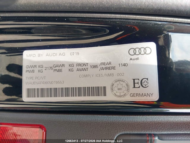 Audi A4 45 Progressiv 2019 WAUENAF4XKN019553 Image 9