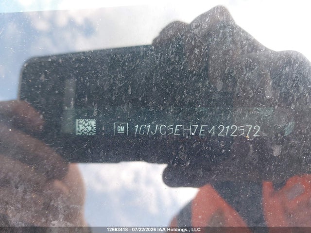 12663418 :رقم المزاد ، 1G1JC5EH7E4212572 vin ، 2014 Chevrolet Sonic Lt مزاد بيع