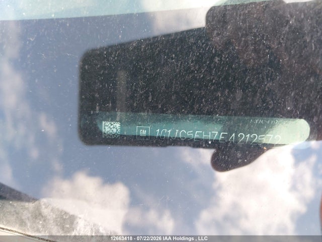 12663418 :رقم المزاد ، 1G1JC5EH7E4212572 vin ، 2014 Chevrolet Sonic Lt مزاد بيع