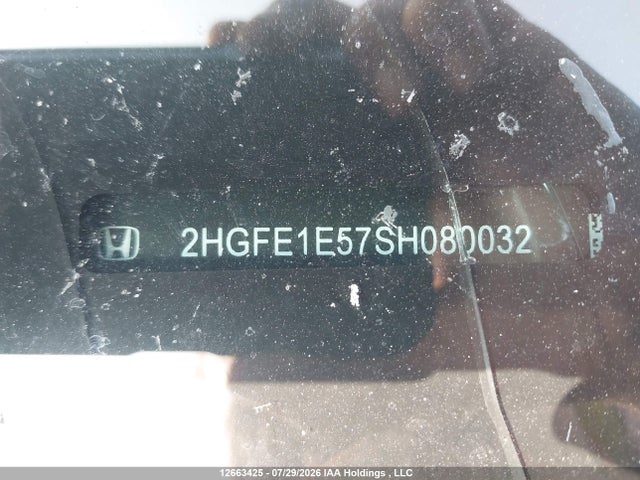 2025 Honda Civic Si Si მანქანა იყიდება აუქციონზე, vin: 2HGFE1E57SH080032, აუქციონის ნომერი: 12663425