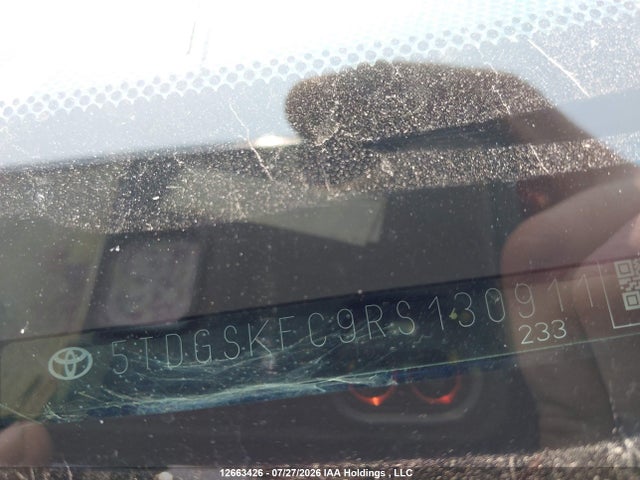 5TDGSKFC9RS130911 Toyota Sienna