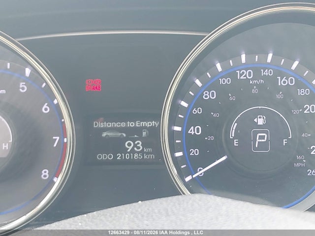 12663429 :رقم المزاد ، 5NPEB4AC6DH604273 vin ، 2013 Hyundai Sonata Gl مزاد بيع