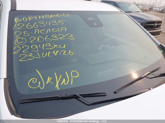 12663435 :رقم المزاد ، 1GKENNRS8SJ206323 vin ، 2025 Gmc Acadia Elevation مزاد بيع