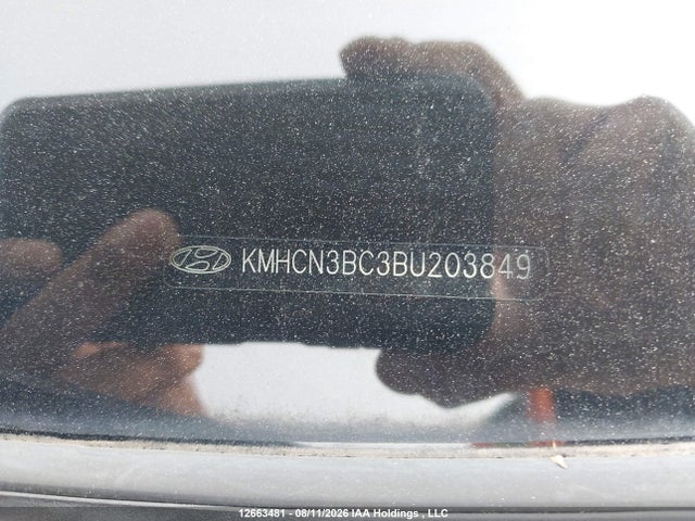 Aukcja sprzedaży 2011 Hyundai Accent Gl, vin: KMHCN3BC3BU203849, numer aukcji: 12663481