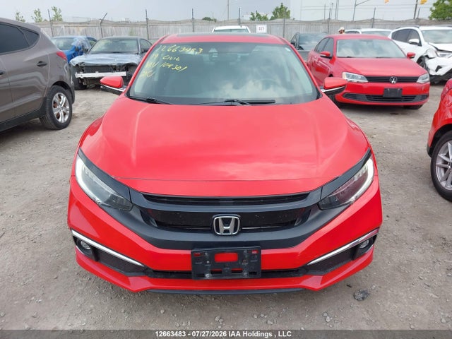 2019 Honda Civic Touring მანქანა იყიდება აუქციონზე, vin: 2HGFC1F9XKH104301, აუქციონის ნომერი: 12663483