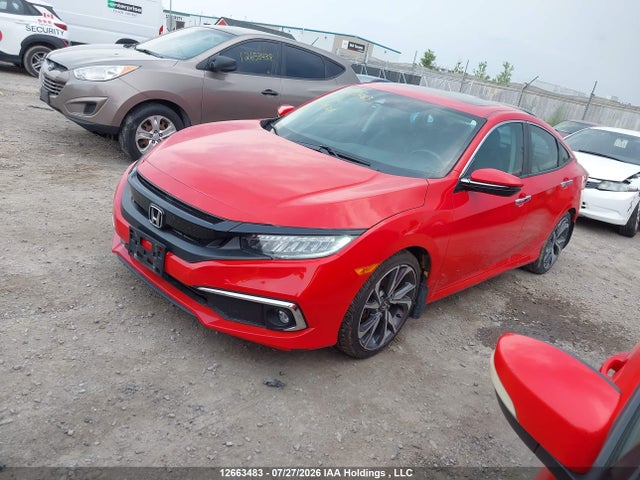 2019 Honda Civic Touring მანქანა იყიდება აუქციონზე, vin: 2HGFC1F9XKH104301, აუქციონის ნომერი: 12663483
